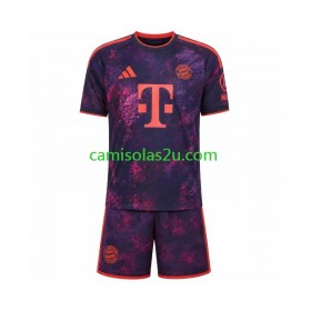 Camisolas de futebol Bayern München Criança Equipamento 3ª 2026/27 Manga Curta